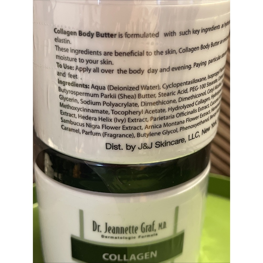 2 Dr. Jeannette Graf COLLAGEN Body Butter 4oz Factory Sealed - Picture 5 of 8
